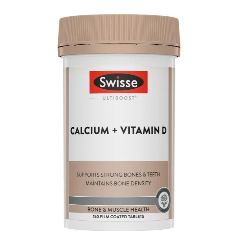 Swisse Ultiboost Calcium+Vitamin D 150 Tablets