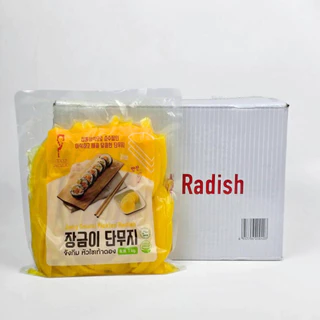 ยกลัง 10 ถุง หัวไชเท้าดองเกาหลี 10KG 3 แบบ แบบแท่ง แบบเส้น แบบสไลด์ ดันมูจี Danmuji Pickled Radish 단무지