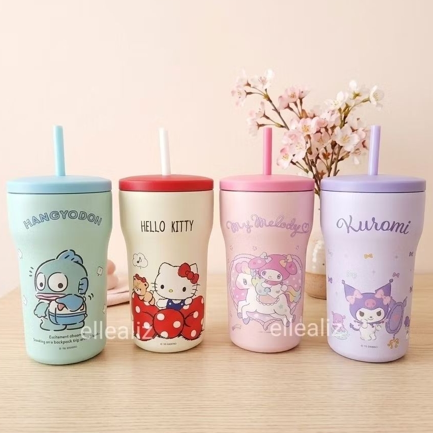 momento x Sanrio แก้วน้ำ แก้วเก็บความเย็นสแตนเลส ขนาด 420 มล. ลายลิขสิทธิ์แท้