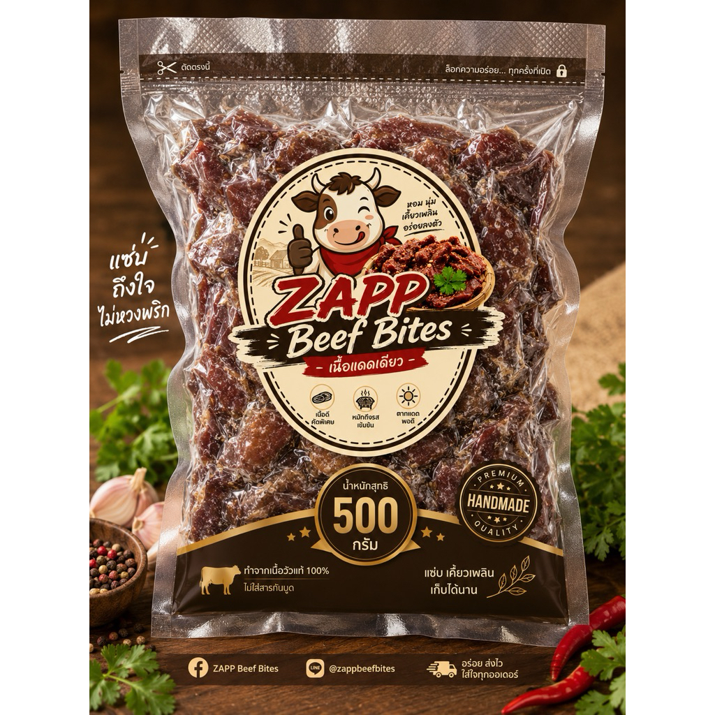 ZAPP Beef Bites เนื้อวัว