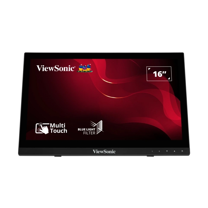Monitor (จอมอนิเตอร์) ViewSonic TD1630-3 16 inch WXGA TN 60Hz 10-point Touch Screen Monitor