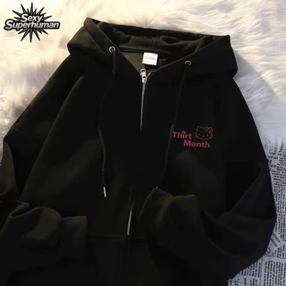 [ส่งฟรี] เสื้อสเวตเตอร์แจ็คเก็ตมีฮู้ด Unisex เนื้อนุ่ม ใส่สบาย หน้าหนาวนี้ต้องมี ราคาคุ้มค่า