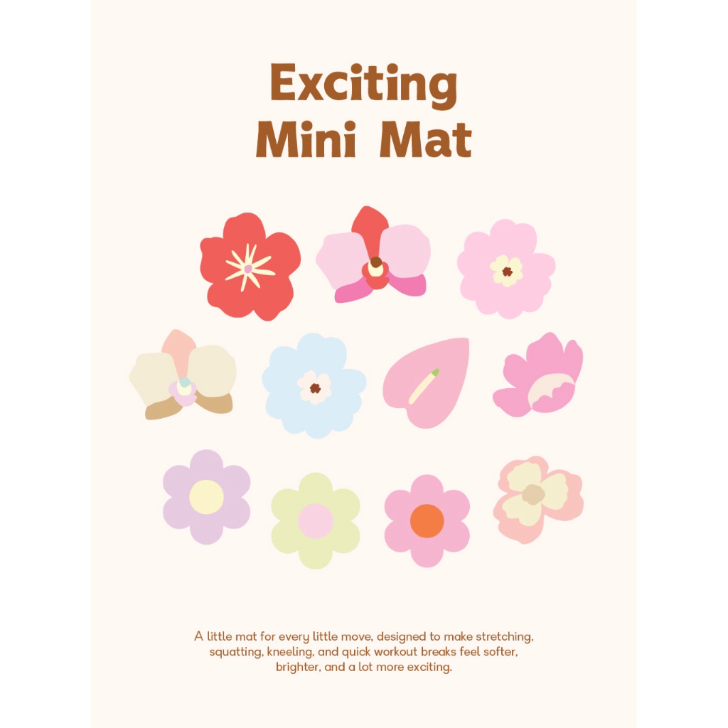 Exciting Mini Mat | เสื่อโยคะ เสื่อออกกำลังกาย