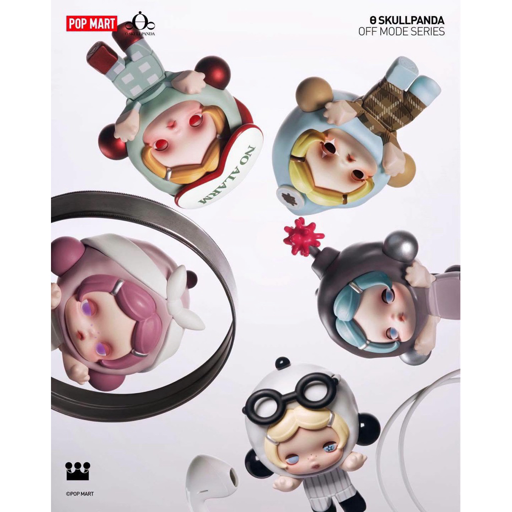 (พร้อมส่ง) SKULLPANDA Off Mode Series (เช็คการ์ด)