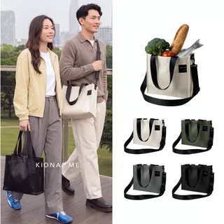 กระเป๋าสะพายข้าง ผ้าใบกันน้ำ สะพายไหล่ ขนาดเล็กใส่ของ Mini Laptop พกพาสะดวก CART BAG KIDNAP ME.