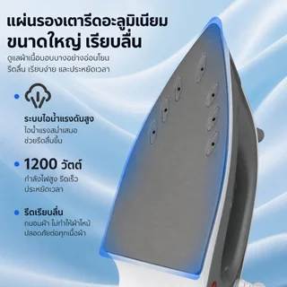Dreepor เตารีดไอน้ำแบบมือถือ 1200W ร้อนเร็ว รีดเรียบในพริบตา พกพาสะดวก ถังน้ำความจุใหญ่ สำหรับบ้านและเดินทาง
