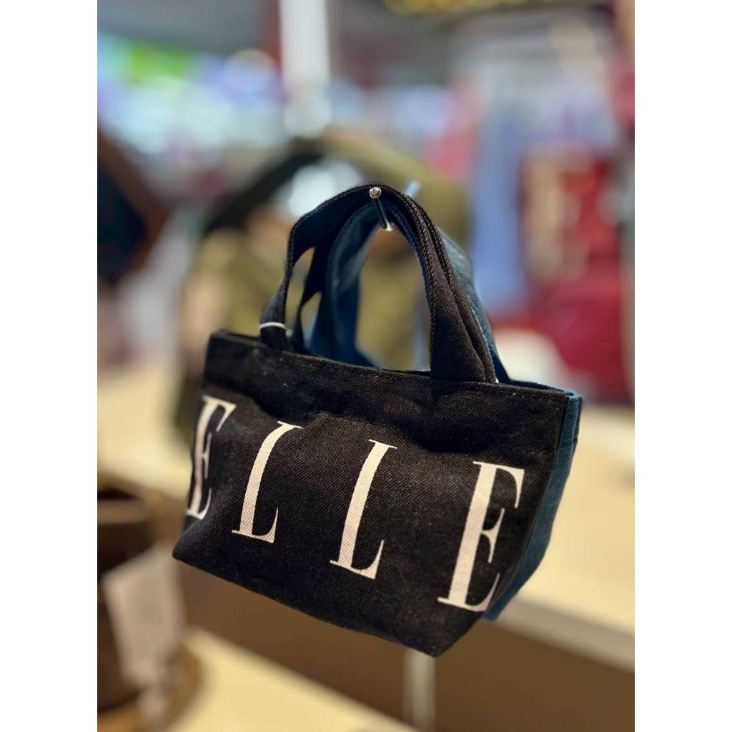 ELLE MINI JEANS CROSSBODY BAG กระเป๋าสะพาย ผ้า COTTON 100% มี 2 สี WEG5510W25
