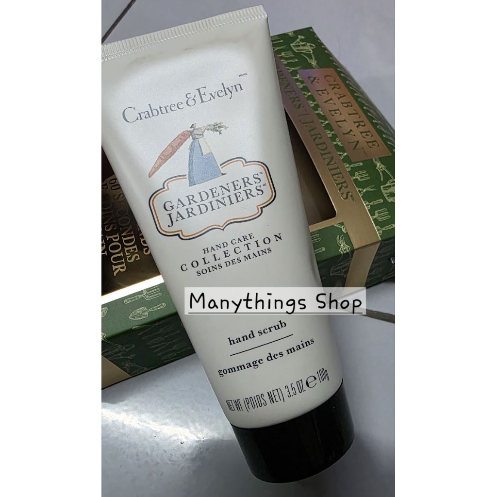 สครับมือ Crabtree & Evelyn hand scrub 100g ใหม่ แท้ เลือกกลิ่น