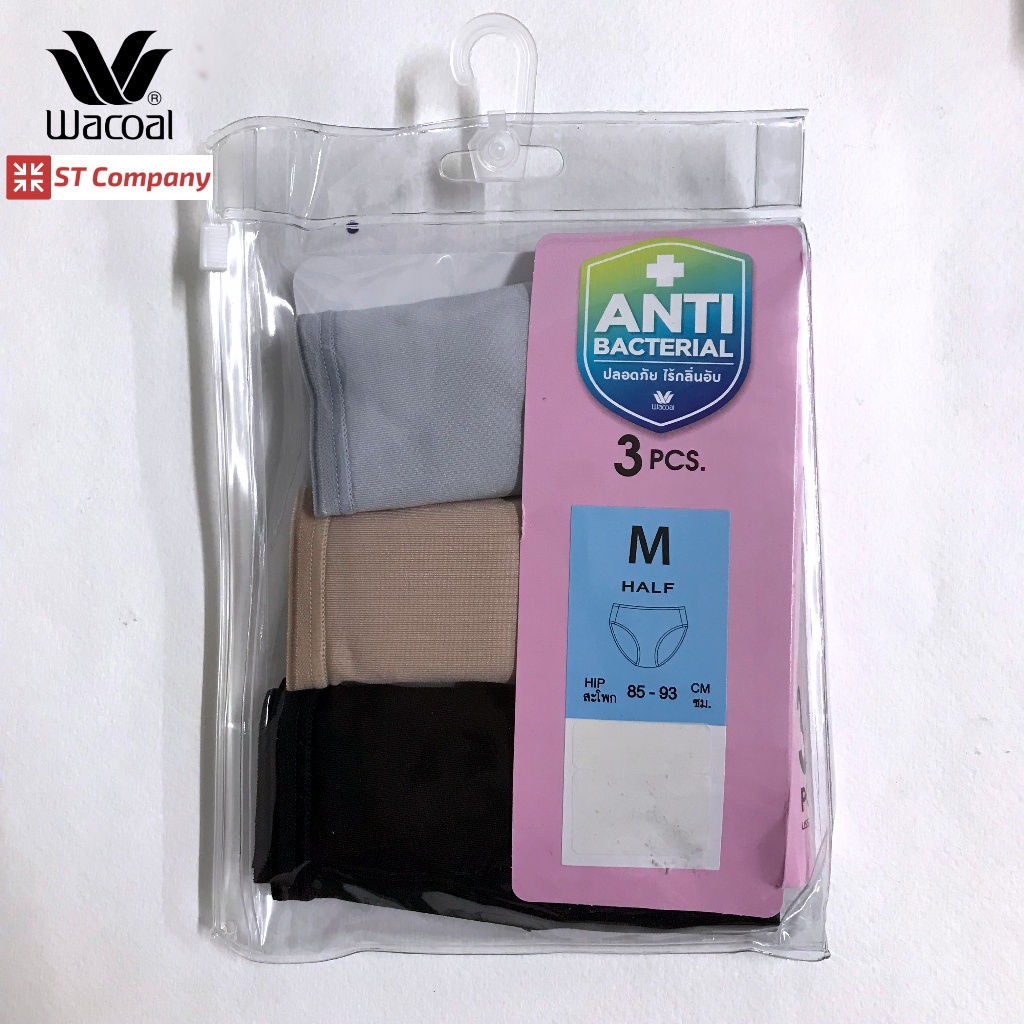 Wacoal Panty Short Value Pack กางเกงใน เต็มตัว 1 Pack 3 pcs รุ่น WU4K30 กางเกงชั้นใน เนียนเรียบ ไม่ม