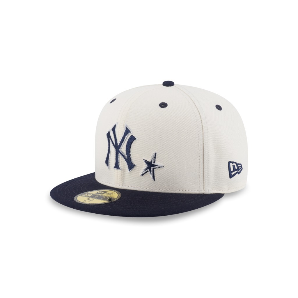 หมวกแก๊ป New Era รุ่น New York Yankees Punkcore 2-Tone Navy Visor Chrome White 59Fifty Cap