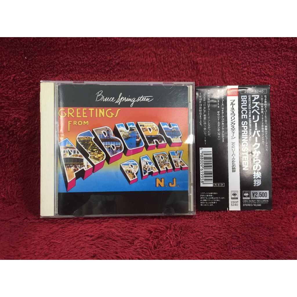CD Bruce Springsteen – Greetings From Asbury Park, N.J. สภาพตามรูปปก EA118-146