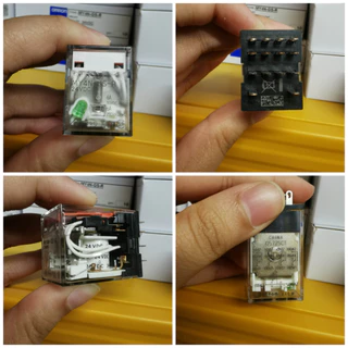 ออกบิลVAT Omron MY2N-GS 24VDC รีเลย์ + ซ็อกเก็ต PYFZ08 ของแท้ สต้อคไทย ขายเป็นชุด MY4N-GS 24VDC