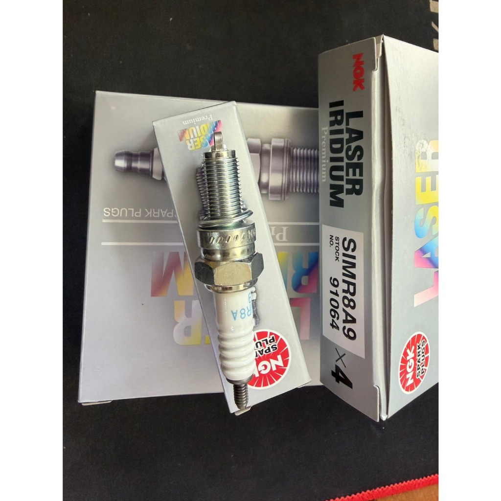 หัวเทียน NGK Laser Iridium — รหัส LMAR8BI-9/ รหัส SIMR8A9 ไฟแรงเต็มประสิทธิภาพ