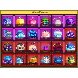 การ์ดBloxfruit สีคมชัด ไก่ตัน 7หมัด + เผ่ามังกร V4 T10 + ดาบคู่ ของตึงสุดๆ!!!