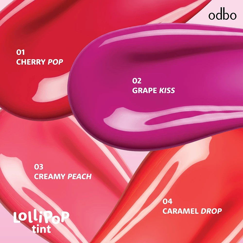 ลิปทินท์ ODBO LOLLIPOP TINT ลอลลิป๊อป ทินต์ OD5029 รูปที่ 5