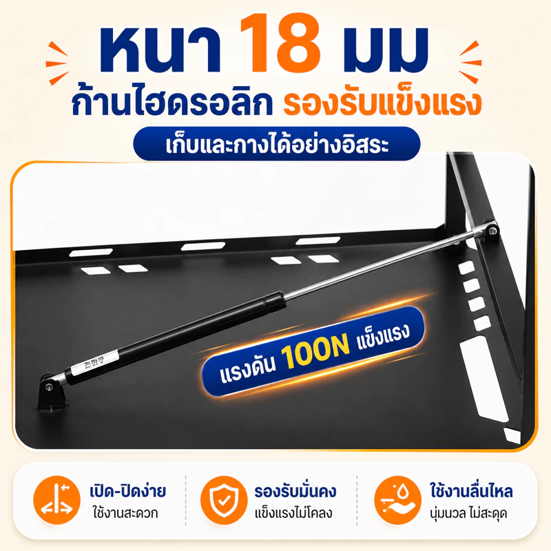 โต๊ะพับไฮดรอลิก ตารางยุทธวิธี โต๊ะแคมปิ้งพับได้ กลางแจ้ง พับง่าย เหมาะสำหรับแคมปิ้งและปิกนิก พร้อมกระเป๋าเก็บและขาตั้งไฟ thumbnail 8