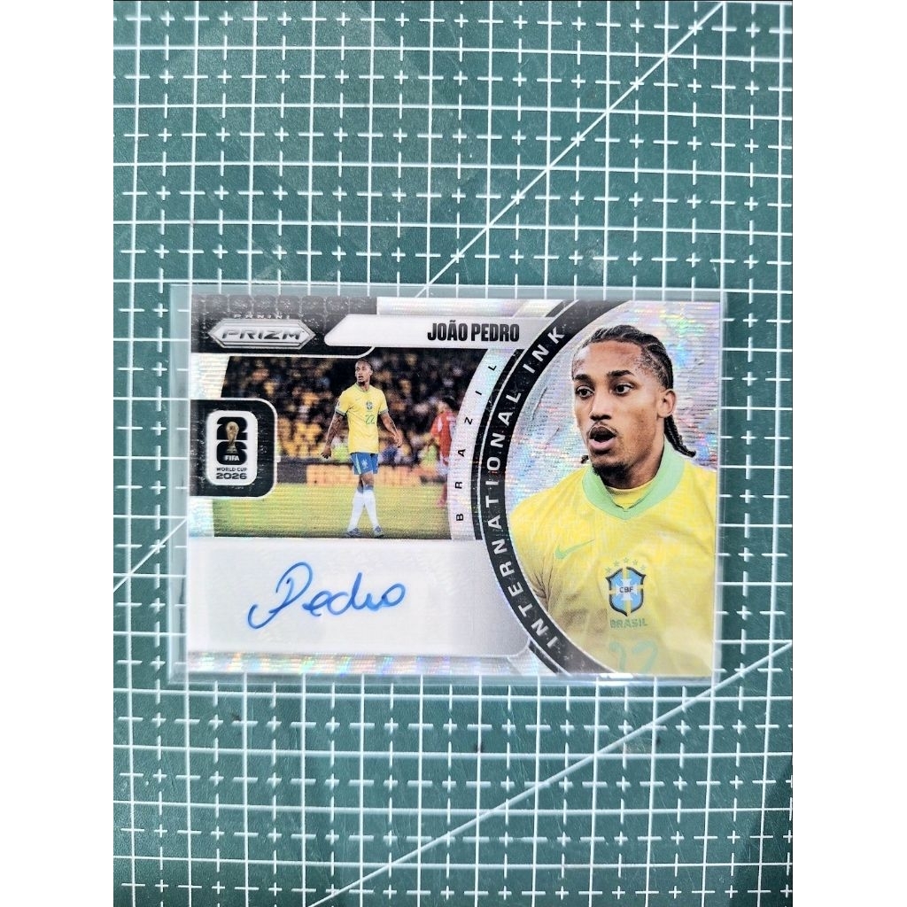 2026 Panini Prizm FIFA World Cup Joao Pedro International Ink Wave Auto