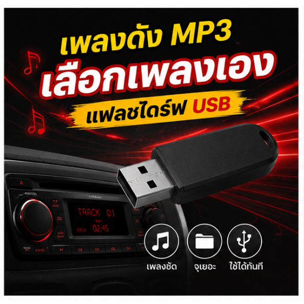แฟลซไดร์ฟ สั่งทำเลือกเพลงเองได้