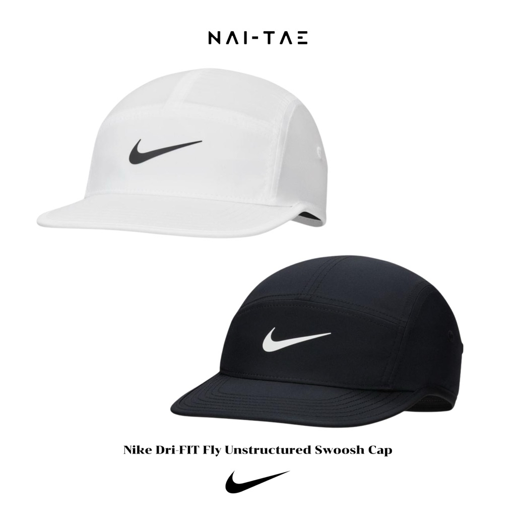 หมวกออกกำลังกาย รุ่น Nike Dri-FIT Fly Unstructured Swoosh Cap (🇹🇭ของแท้ มีหน้าร้าน สินค้าพร้อมจัดส่งในไทย🇹🇭)