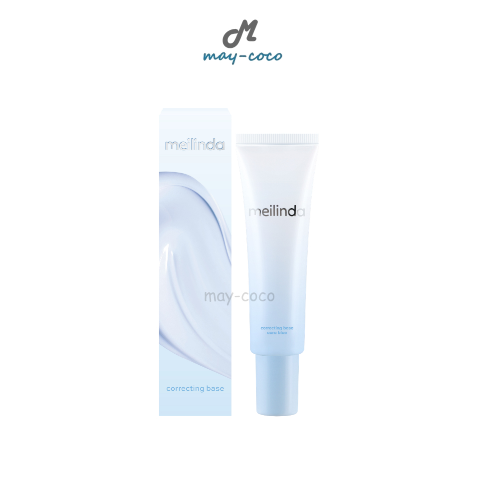 ถูก/แท้/มีไลฟ์ (หลอด) เบส MEILINDA Correcting Base เบสฟ้า ปรับสีผิว ล็อคเมคอัพ ผิวกระจ่างใส ผิวไบร์ท มีออร่า ติดทน