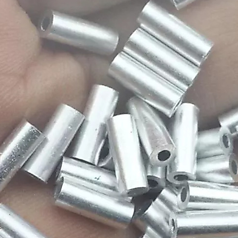 ปลอกอลูมิเนียม (แพคละ5ตัว) ปลอกสลิง 1.1 mm. - 1.8 mm.