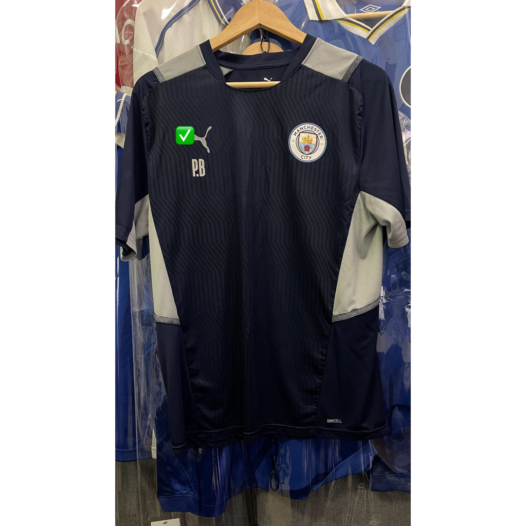 (เสื้อบอลแท้) มือสอง Man City  Training Shirt 2021/22