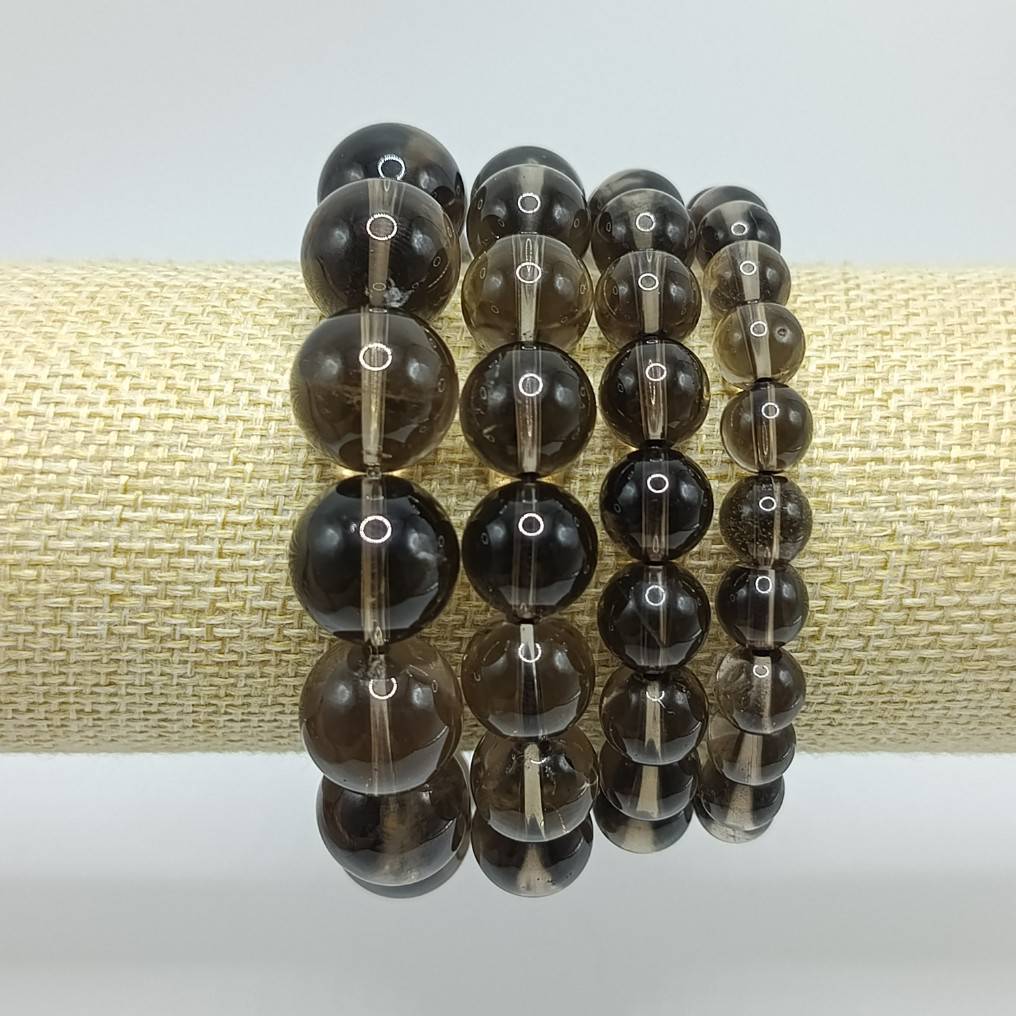 กำไลข้อมือหิน สโมคกี้ควอตซ์(Smoky Quartz) หินแห่งการปกป้อง บำบัด