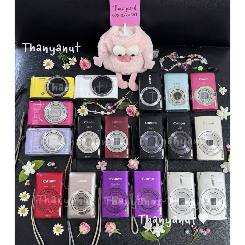 Canon Ixus105(ixy200f) รุ่นพั้นรักแมว✨🩷🌸Ixus80is(ixy85)💌Ixus510hs(ixy1) ใช้ปกติ โทนสวย (หายาก)‼️กล้อ