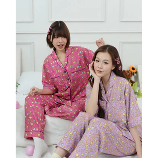อก44“ ชุดนอนโนบราMYDREAM Freesize เนียนเย็นลื่น - Premium Italian Silk Fabric