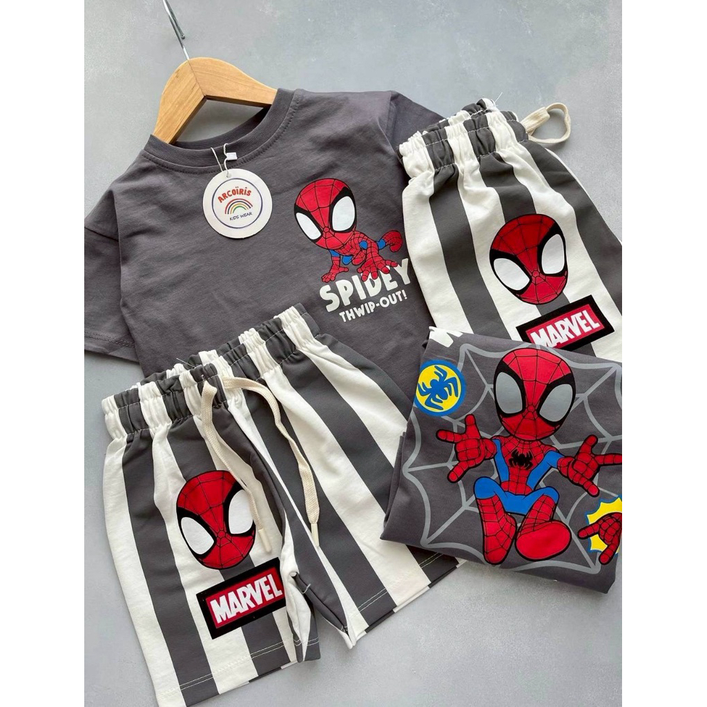 SB04🎉fafe'baby'👦🧸ชุดเซต Spider โครตเท่ 🧸😍