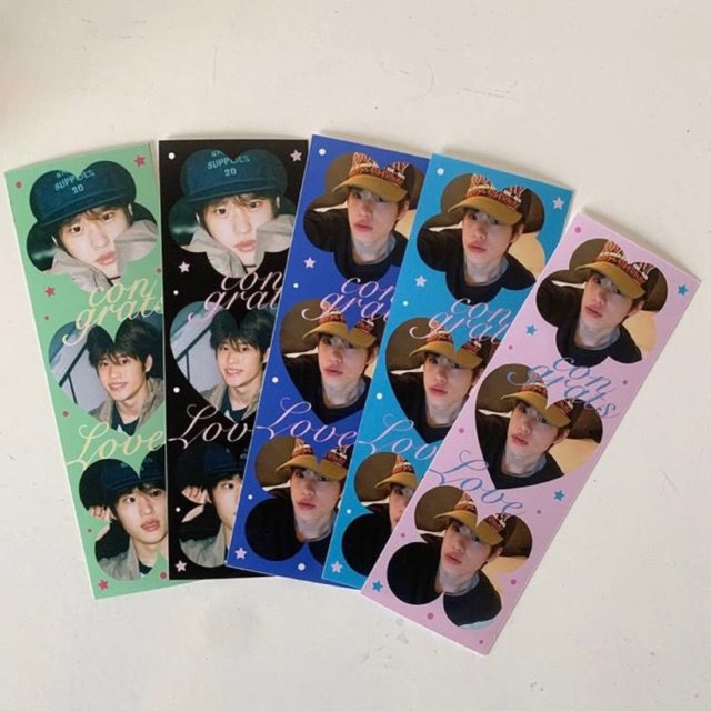 รูปโฟโต้บูทกรอบลายน่ารักขนาด 2x6 นิ้ว ร้านแต่งให้ตามกรอบ เปลี่ยนสีข้อความได้ ของแจก giveaway หน้าคอนเสิร์ต 🪄