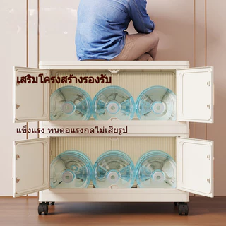 MULI ตู้เก็บของ ลิ้นชักขนาดใหญ่ มีล้อเลื่อน พับเก็บได้ วางซ้อนได้สูง ความจุแบริ่ง 150KG วัสดุ PP หนา
