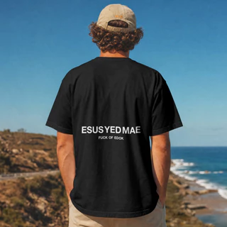 เสื้อยืดลาย ESUS YED MAE FUCK OF EDOK พร้อมส่ง