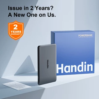 【CCC Mark】Handin Magnetic Powerbank แม่เหล็ก พาวเวอร์แบงค์ Mini ชาร์จไร้สาย Wireless Charge ชาร์จเร็ว Type C
