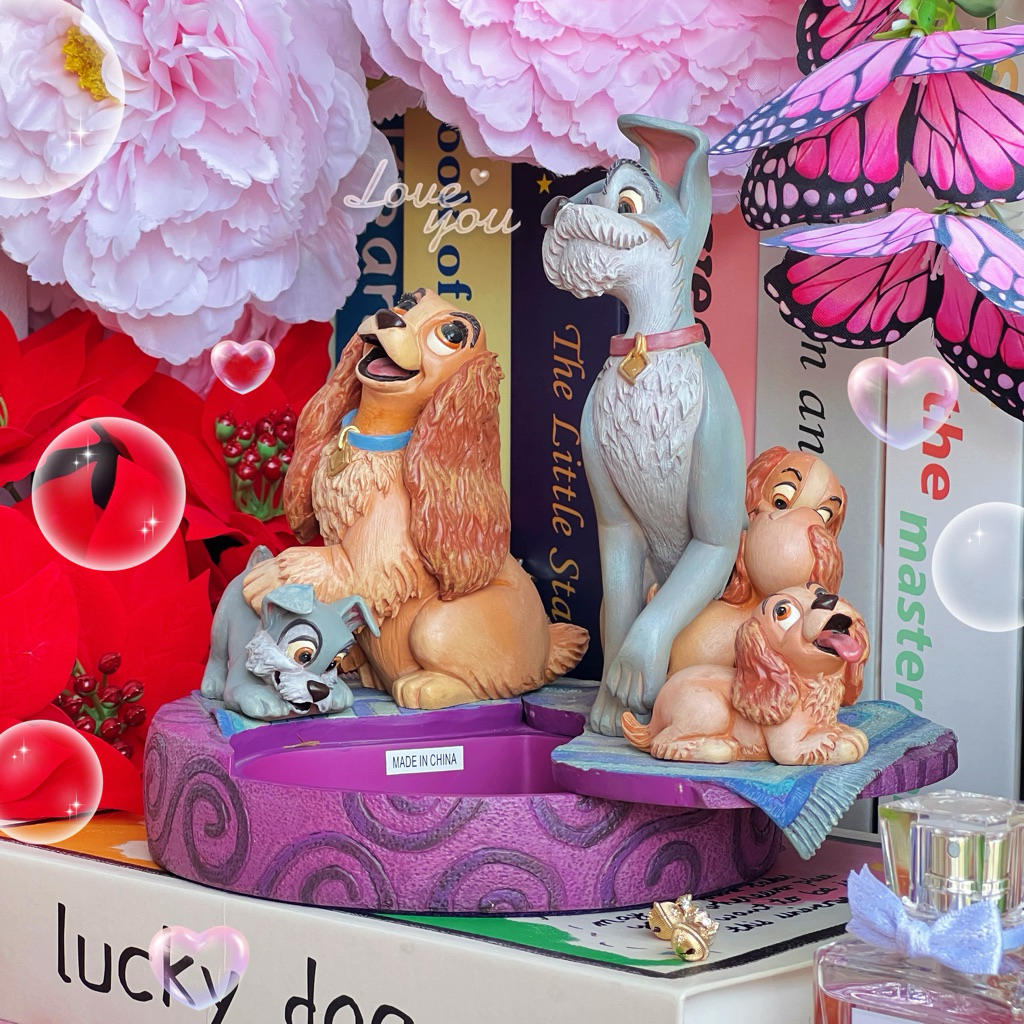 Rare item! Walt Disney Lady and The Tramp Markita Box Limited Figurine 𓉘 ไม่มีกล่องนะคะ౨ৎ 𓉝