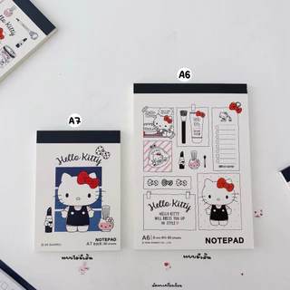 SANRIO สมุดฉีก กระดาษโน๊ต สมุดบันทึก Note Pad Todolist ขนาด A6 A7 Hellokitty