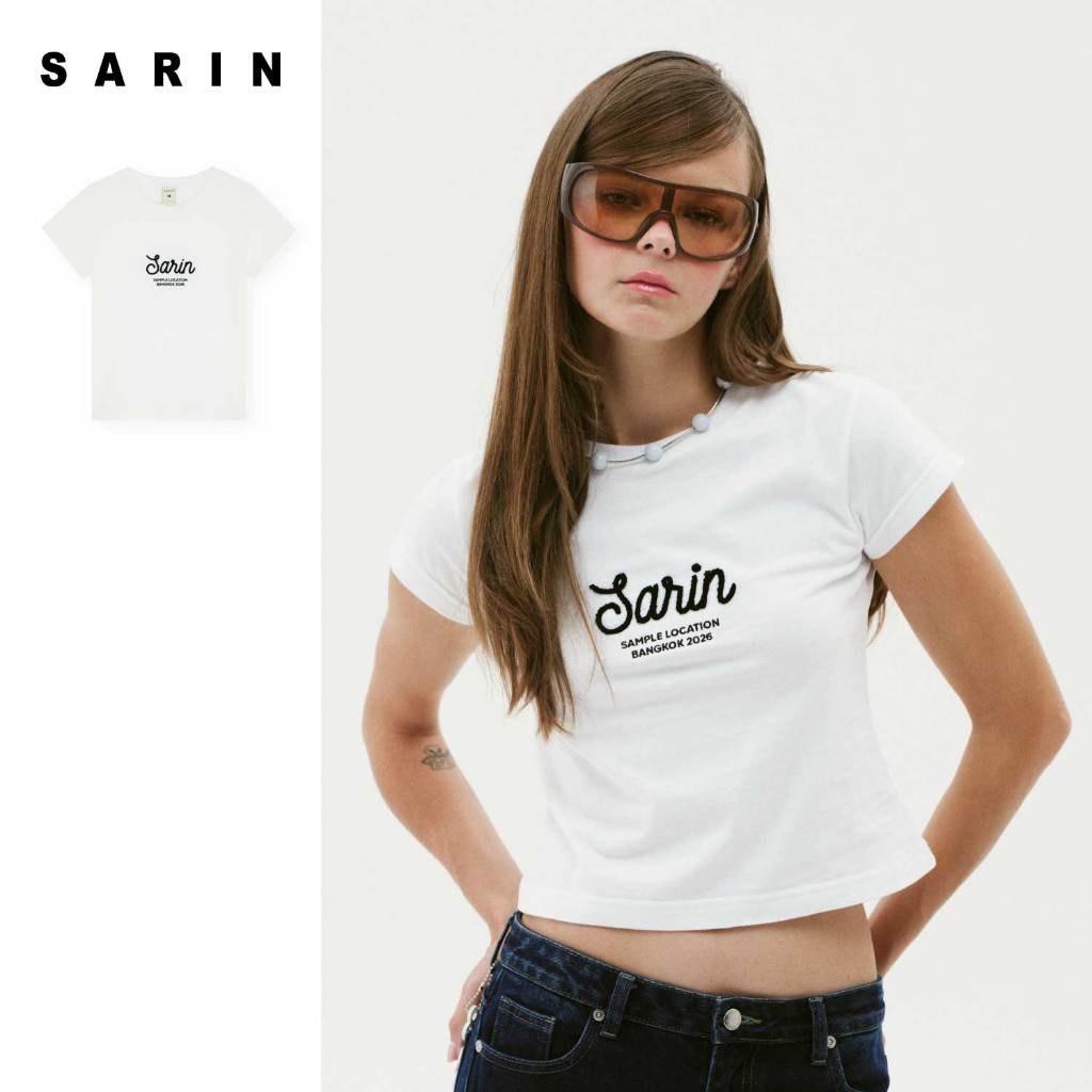 Sarin weekend tee club เสื้อยืด ผ้านุ่ม ตัวสั้น แขนสั้น