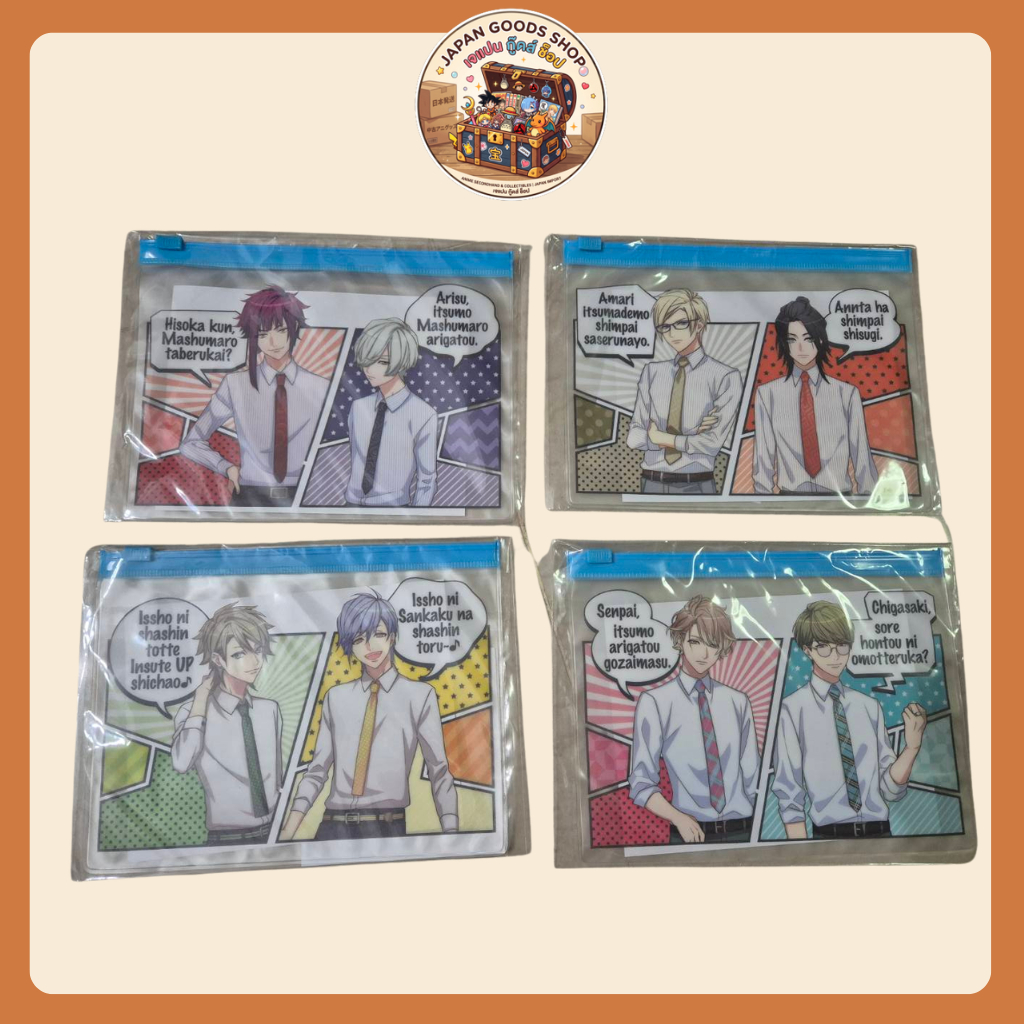 [พร้อมส่ง] ซองซิปมังงะ A3! Manga Panel Zipper Pouch (มือ 1 ไม่เคยแกะ) แท้จากญี่ปุ่น