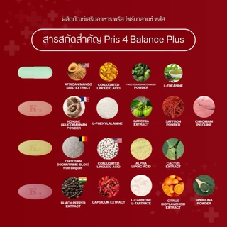 NEW !! PRIS 4BALANCE PLUS 30 DAYS (ตะกร้าบริษัทโดยตรง ) ช่วยลดไขมันสะสมส่วนเกิน LDL ในร่างกาย