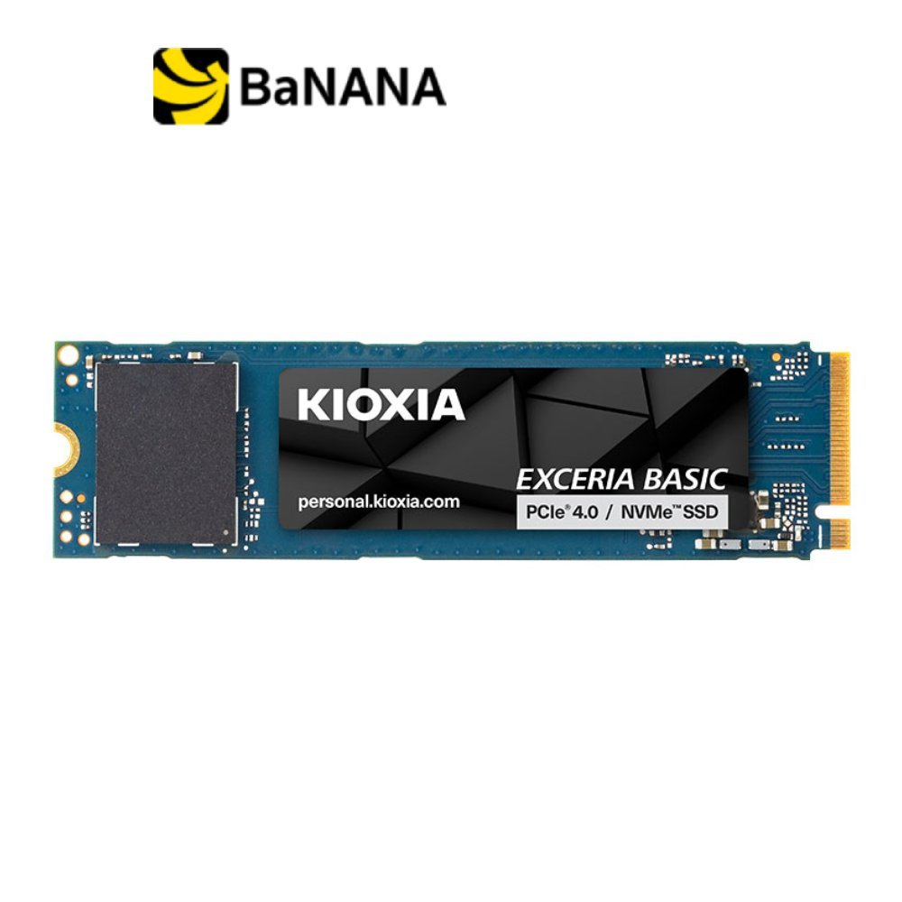 การ์ดเอสเอสดี KIOXIA EXCERIA BASIC 1TB SSD M.2 PCIe/NVMe R7200MB/s W6000MB/s (LSF10Z001TG8) by Banan