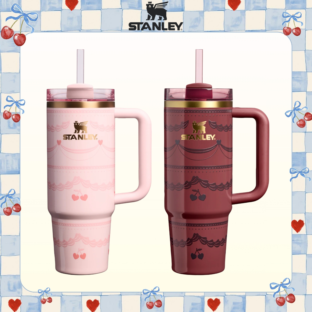 (ของแท้ 100%) StanleyThe Valentine’s Day Quencher H2.0 FlowState™ Tumbler แก้วเก็บความเย็น
