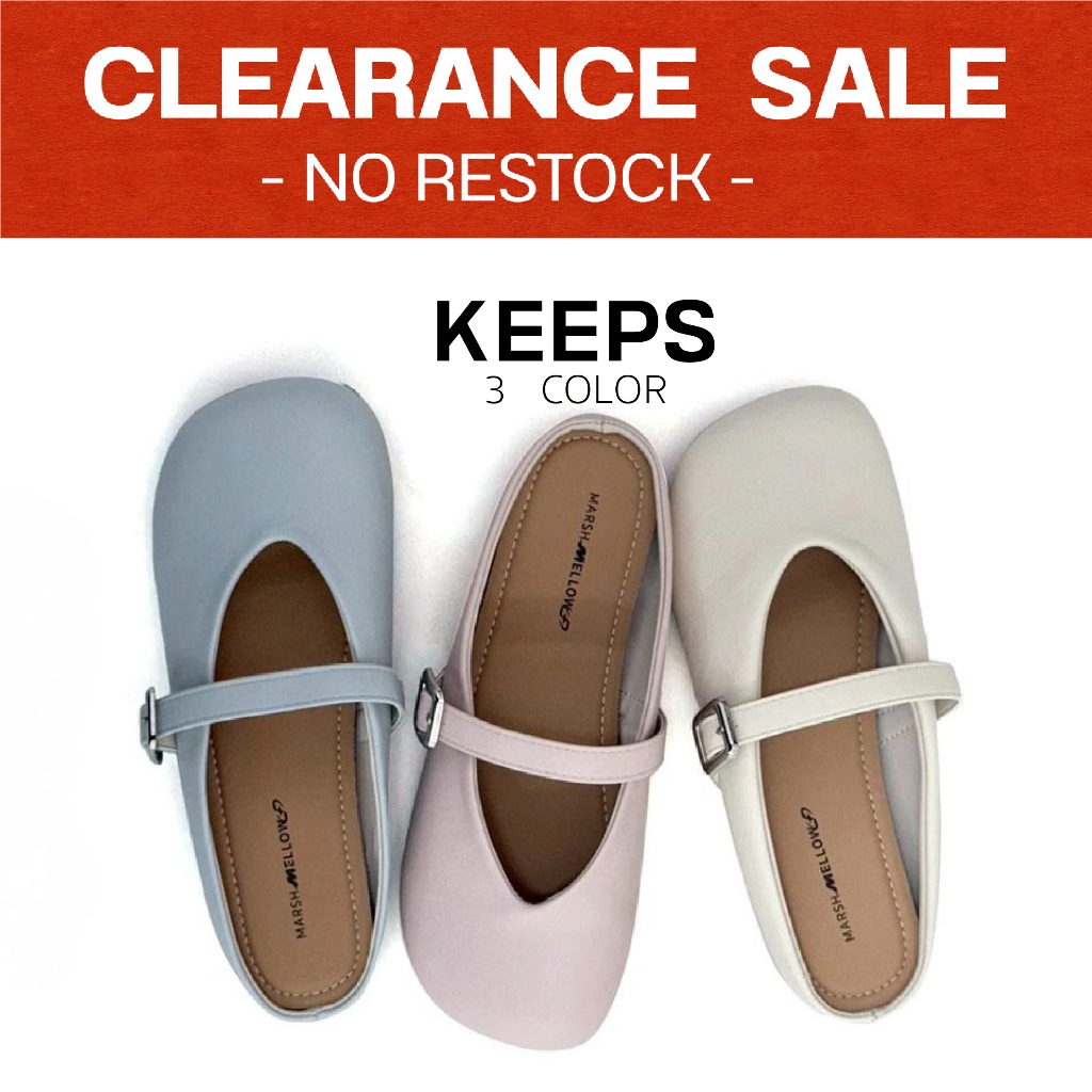 KEEPS - MARSHMELLOW รองเท้าทรง SLIP ON พื้นนุ่มแมตช์ได้ทุกลุค
