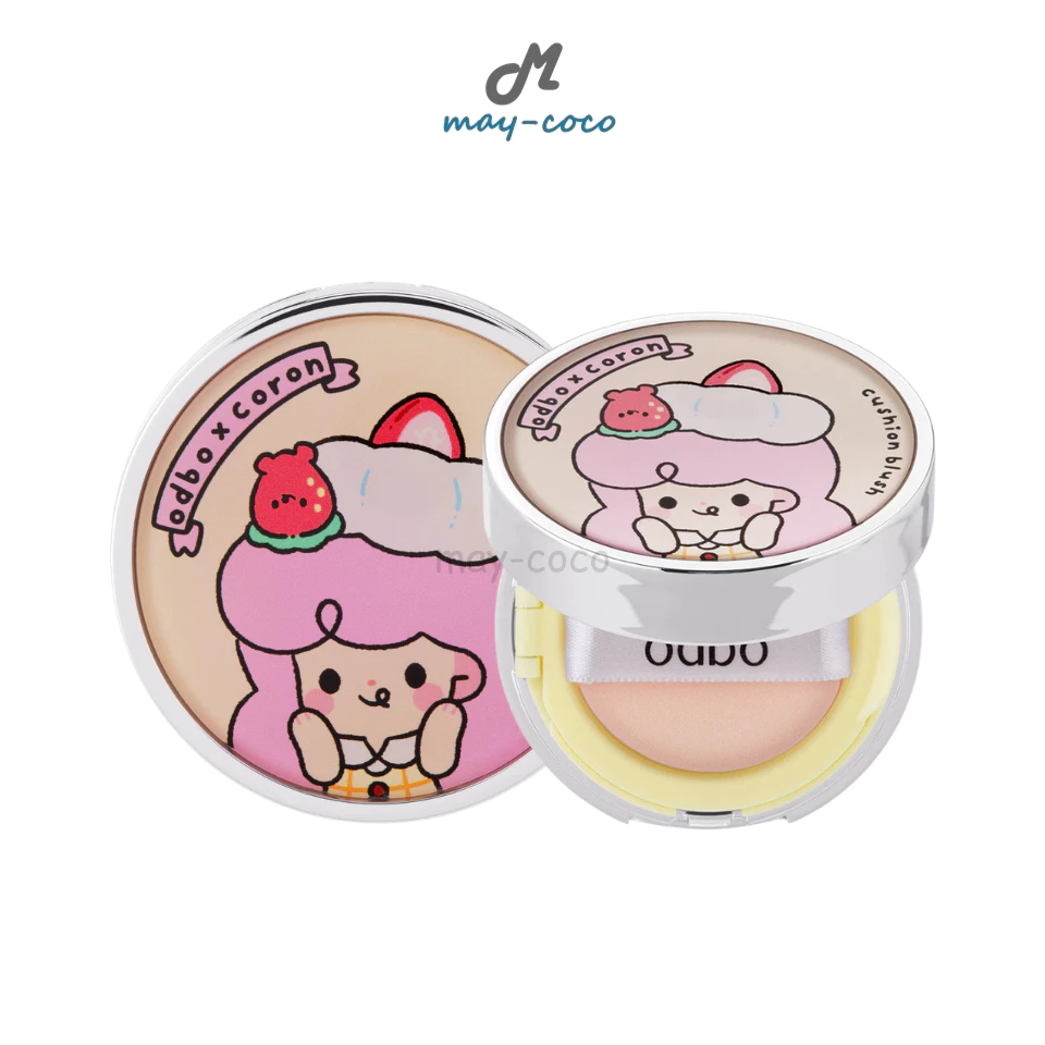 ถูก/แท้/มีไลฟ์ บลัชออน ODBO x Coron Color Pop Cushion Blush คุชชั่นบลัชน้องโคลอน บลัชคุชชั่น แก้มฉ่ำ ฉ่ำวาว ละมมุน สีชัด