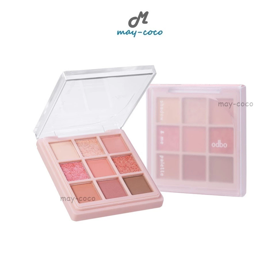 ถูก/แท้/มีไลฟ์ พาเลทท์ ODBO Shadow&Me Palette พาเลท อายแชโดว์ ทาตา กลิตเตอร์ ชิมเมอร์ เกาหลี แต่งตา