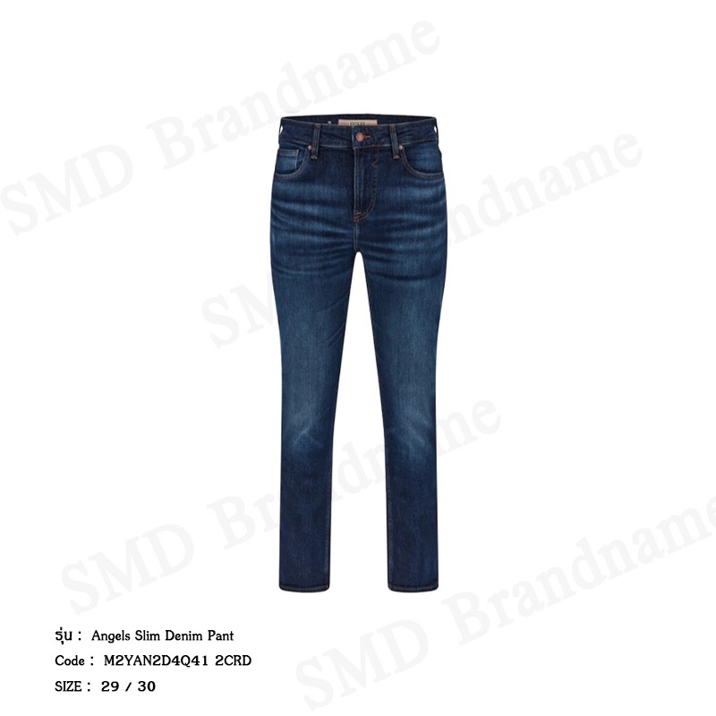 Guess กางเกงยีนส์ผู้ชาย รุ่น Angels Slim Denim Pant Code: M2YAN2D4Q41 2CRD