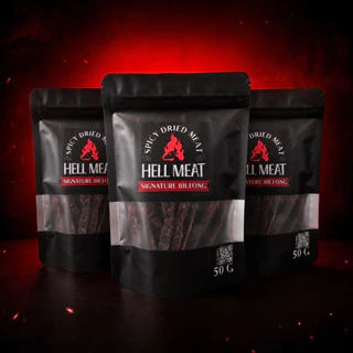 (3 ซอง) เนื้อนรก Hell Meat Signature Heat 50g x3