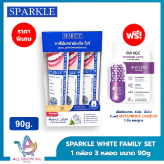 (โค้ดลด40% พิเศษLive!!) [EXP.11/2027] SPARKLE ยาสีฟัน สปาร์คเคิล ไวท์ 100 กรัม สูตร WHITE TOOTHPASTE