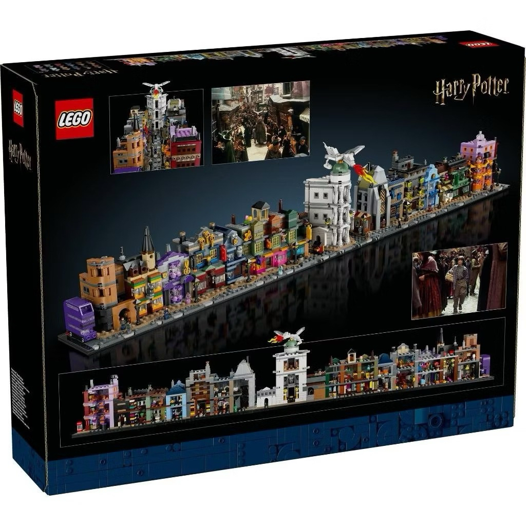 ของแท้100% LEGO Harry Potter 76444 Diagon Alley Wizarding Shops (2750pcs.), Building Blocks, Kids To
