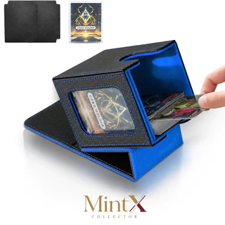 กล่องใส่การ์ด Deck Box หนัง PU มีช่องโชว์การ์ด ใส่ Toploader ได้ เหมาะสำหรับการ์ดสะสมและ TCG