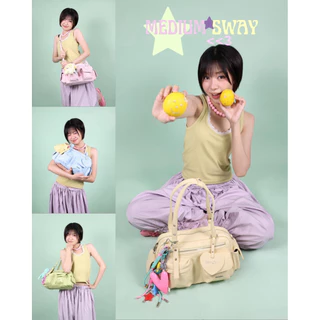 8anglesshop: Medium Sway 🏸 กระเป๋าทรง Cargo 13.5 นิ้ว มีสายยาว ใส่Ipadได้ หนังกันน้ำ กันรอย ✨ E008